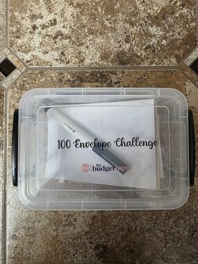 The Budget Mom 100 Envelope Savings Challange Kit. BRAND NEW